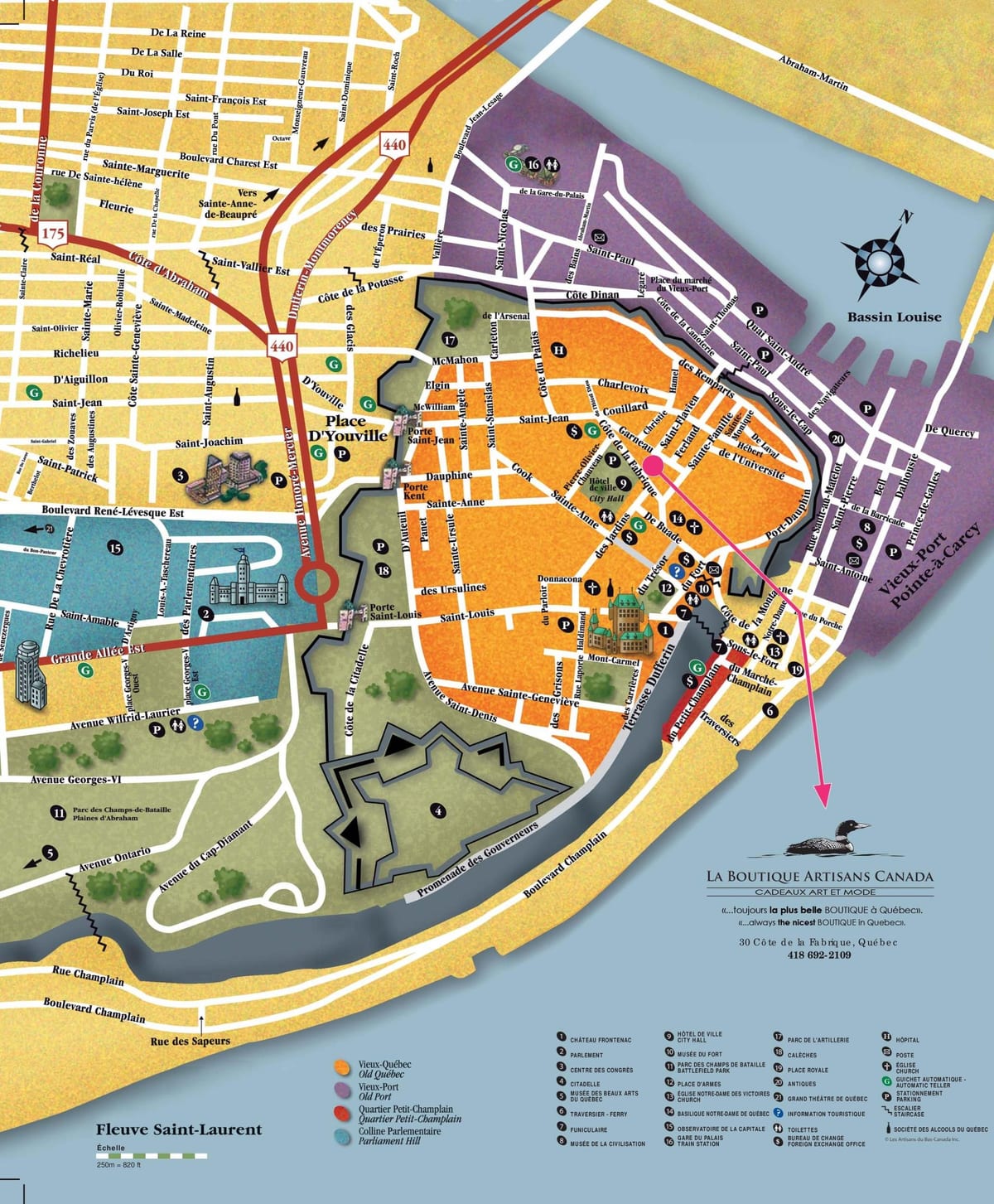 แผนที่ของเมืองเมืองเที่ยวชมสถานที่